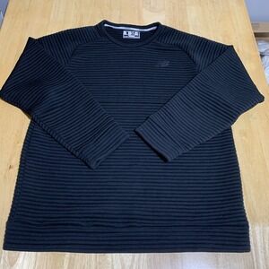 New Balance Heavyweight‎ Bubble Fleece Long Slv Mens Black XL